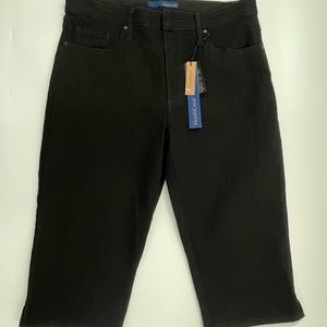 NorthCrest Capri Pants Size 10 Womens Denim Crop Stretch   **Aguadilla3399**